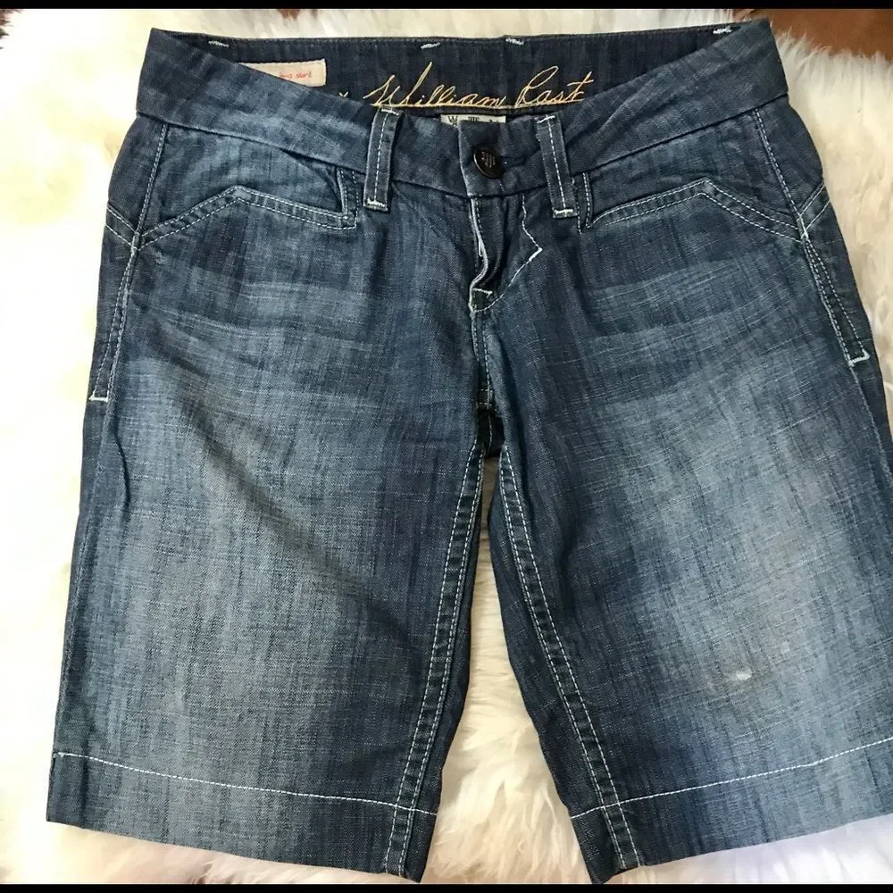 William Rast Lisa‎ Long Denim Shorts